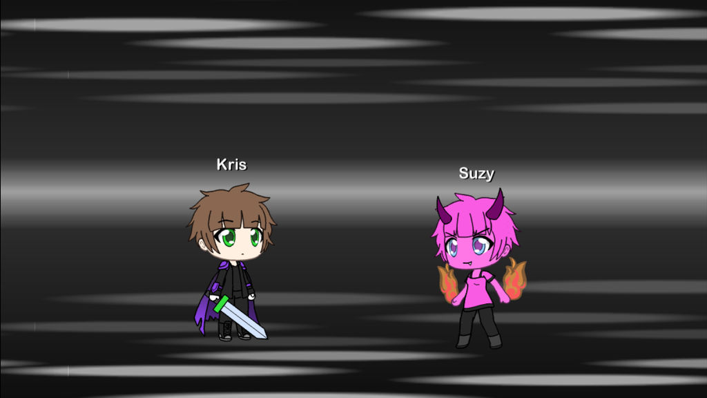 Suzy Delta Rune (DeltaRune) Kris and Suzy by Natalie185 on DeviantArt
