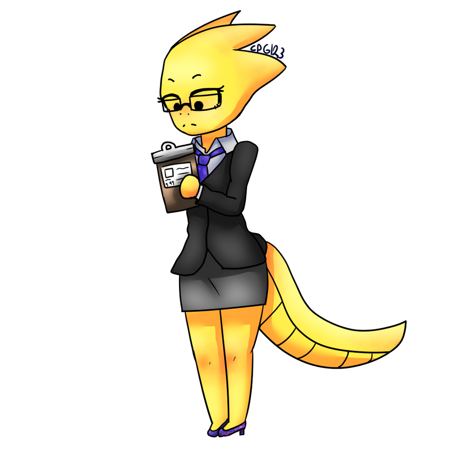 Alphys by CutePandaGirl123 on DeviantArt