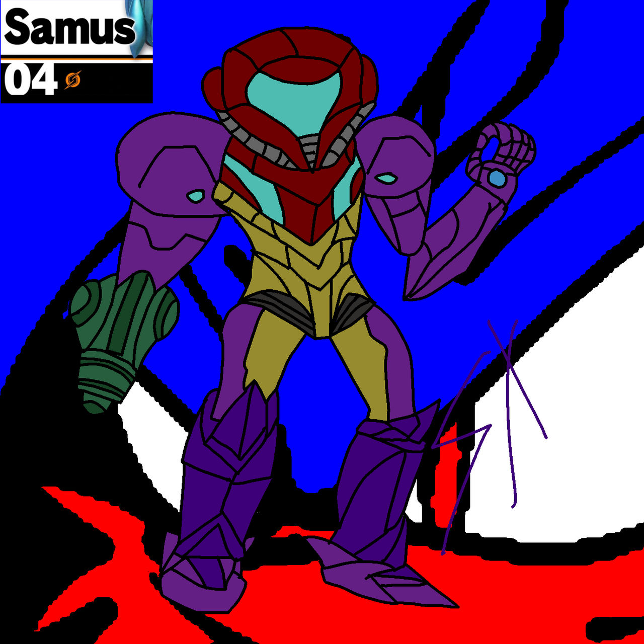 Smash Samus by Boltx64 on DeviantArt