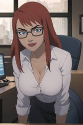 Barbara Gordon /  New at the Office