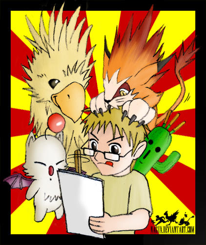 FF - curious about my art by NaguX on DeviantArt