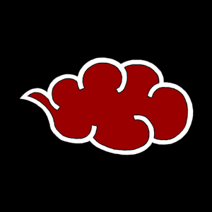 Logo Naruto 3d, Logo Akatsuki, Naruto Banner, Akatsuki Flag