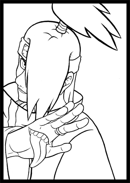 Lineart: Deidara