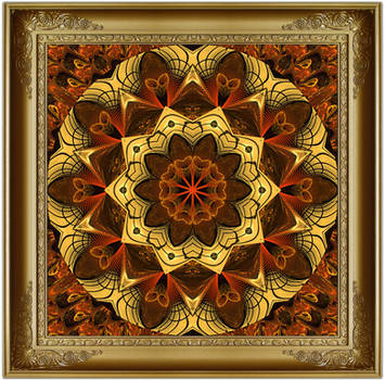 Bronzed Gold Kaleidoscope