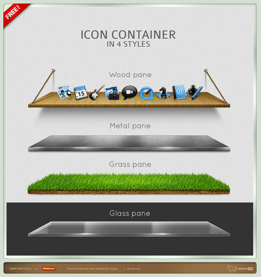 Icon Container Pack by artbees