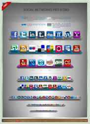 Social Networks Pro Icons