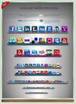 Social Networks Pro Icons by artbees