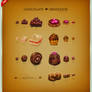 Chocolate Obsession Icon Set