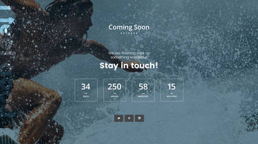 Free Coming Soon Webpage Template