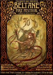 Beltane Fire Festival poster 2017 by NatasaIlincic