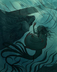 The day a mermaid found a shipwreck by NatasaIlincic