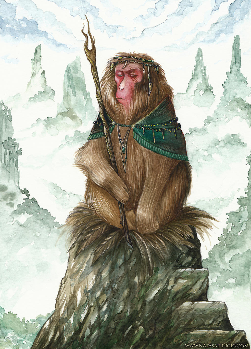 Simian the Sage by NatasaIlincic on DeviantArt