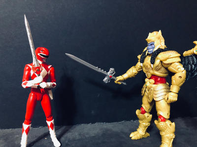 Red Ranger Goldar Red Ranger vs Goldar by eternalview on DeviantArt