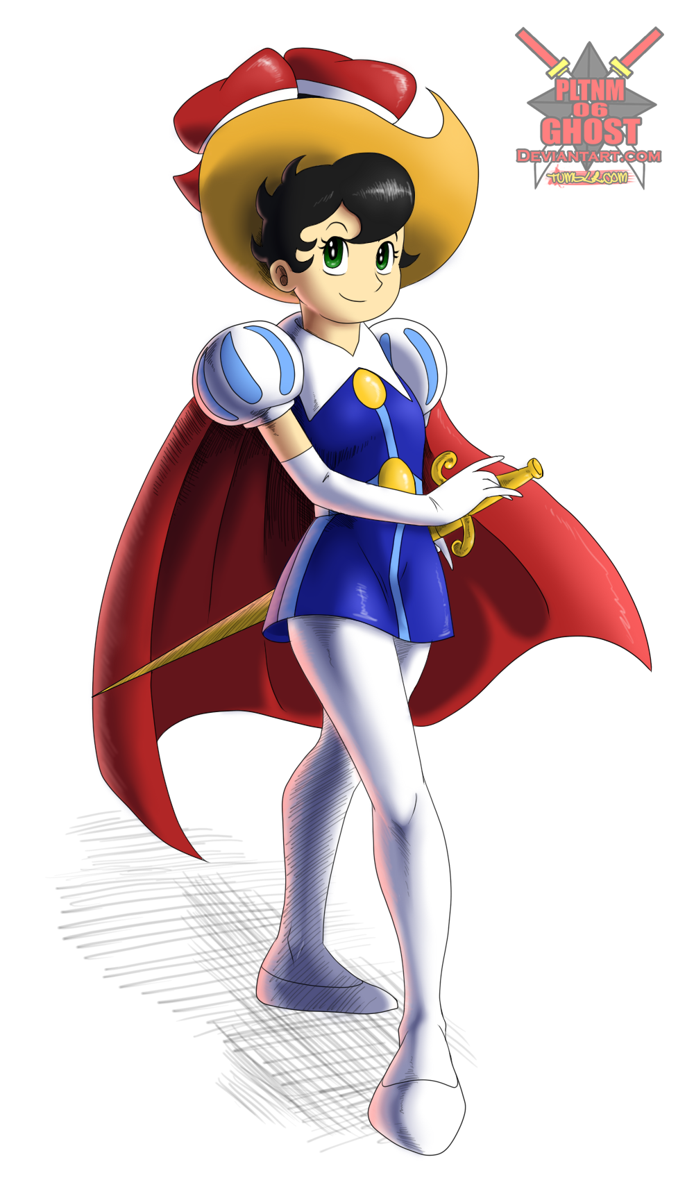 Commission: Princess Knight Sapphire by Pltnm06Ghost on DeviantArt