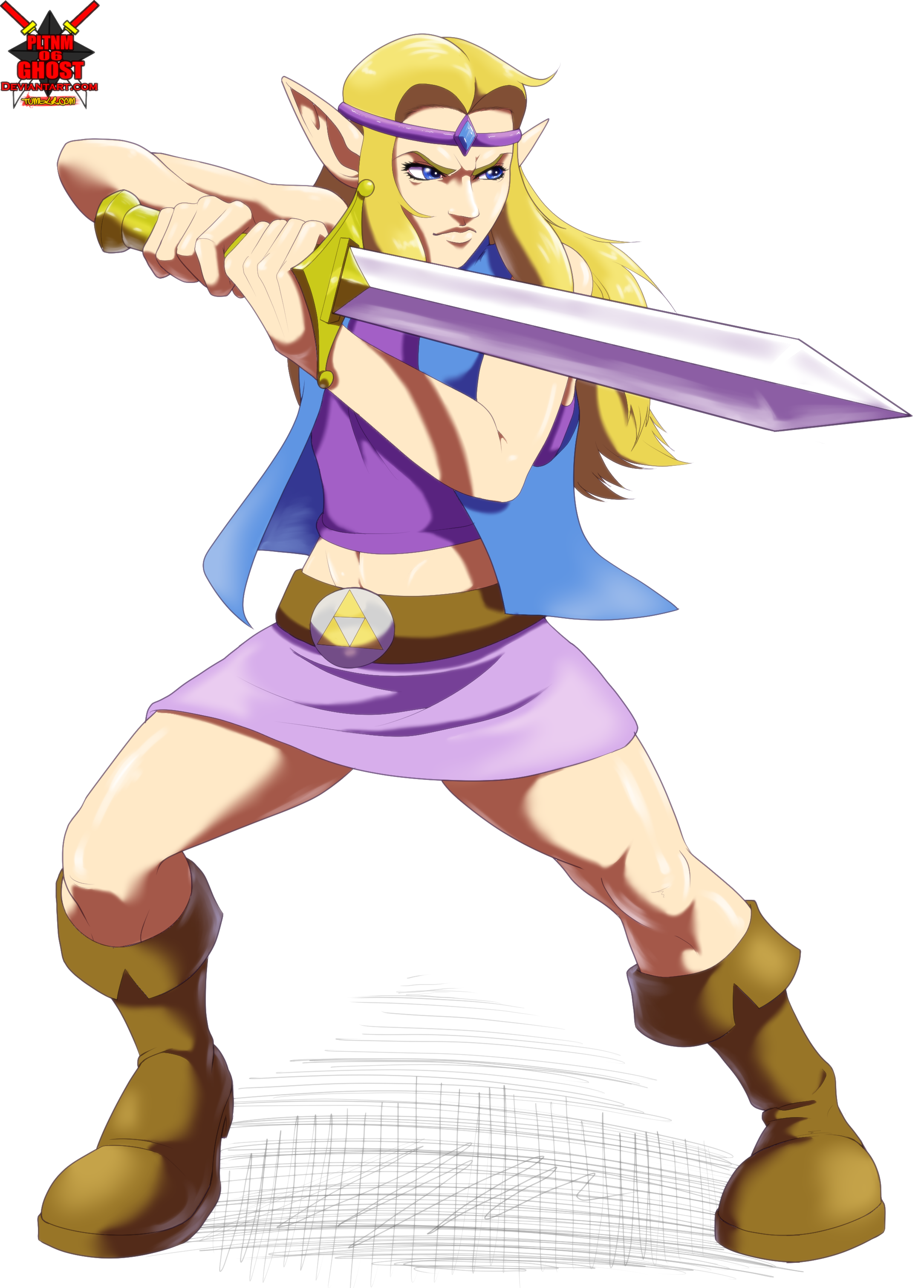 Commission: Zelda (Y'know. The OTHER Zelda.)