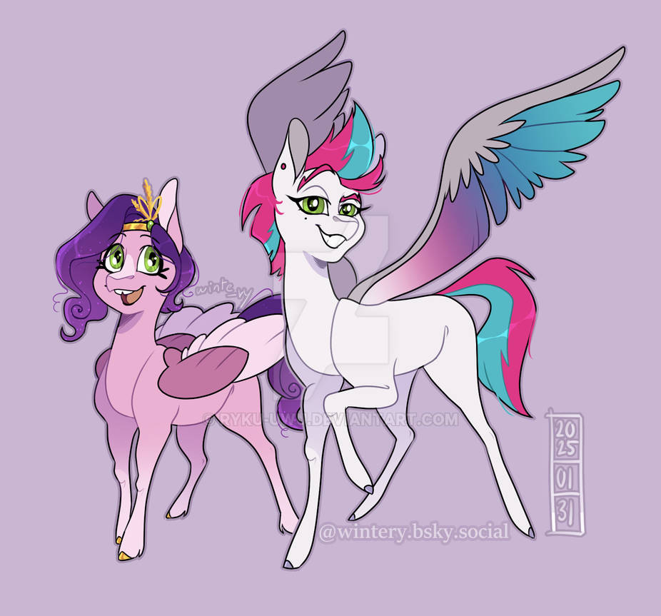 Pipp and Zipp by Ryku-uwu on DeviantArt