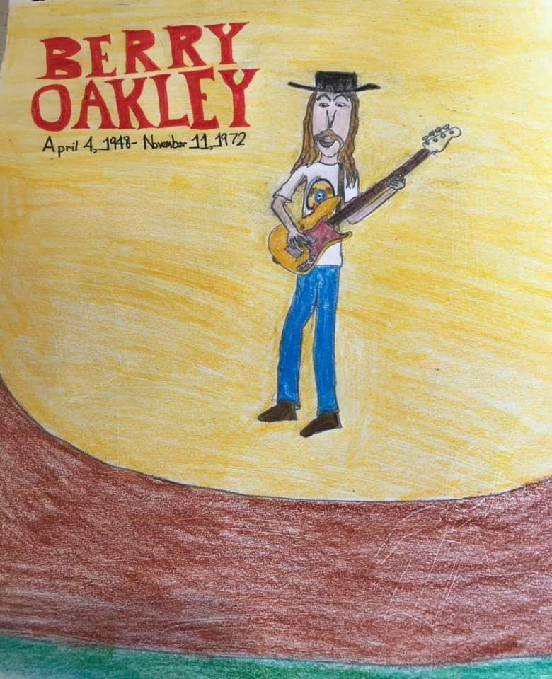 Berry Oakley (Allman Brothers Band) by ZootMarimba on DeviantArt