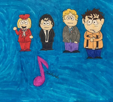 South Park Foreign Kids as 80s King Crimson