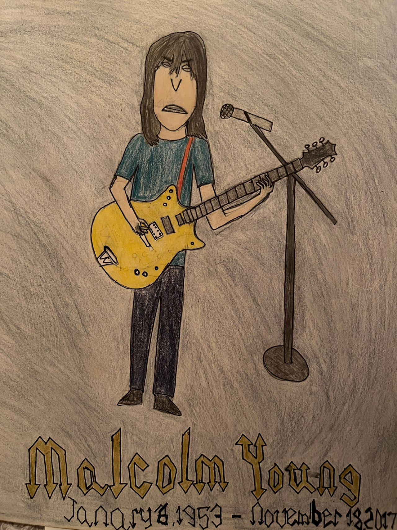 Malcolm Young (AC/DC) by ZootMarimba on DeviantArt