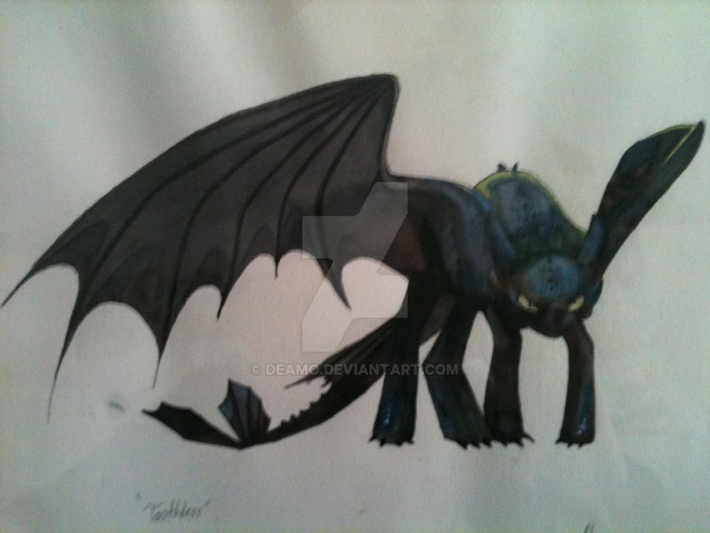 Toothless by Deamo on DeviantArt