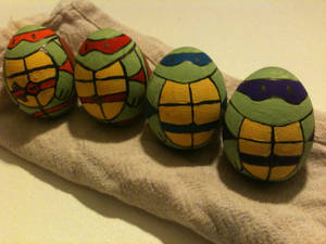 My TMNT eggs  ^.^