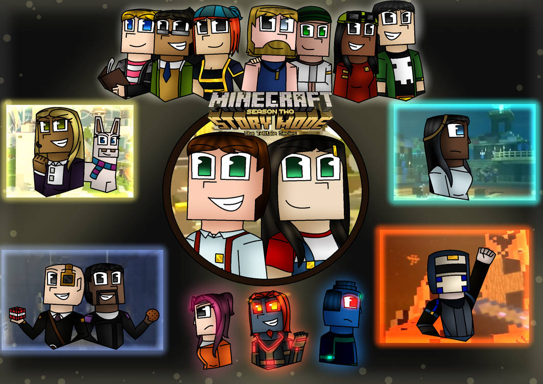 Minecraft Story Mode Season 2 by BlueGirlPrincess on Minecraft Story Mode Season 2 by BlueGirlPrincess on