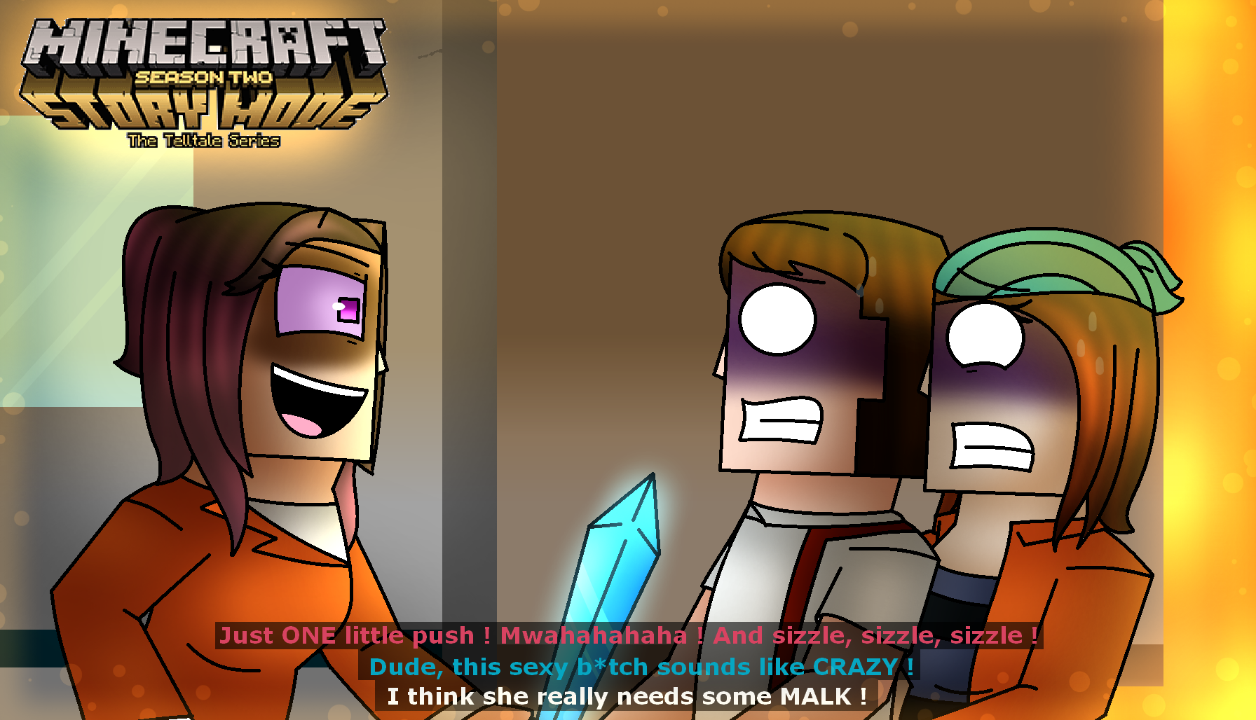 Perform The Play ! [Minecraft: Story Mode] by BlueGirlPrincess on DeviantArt