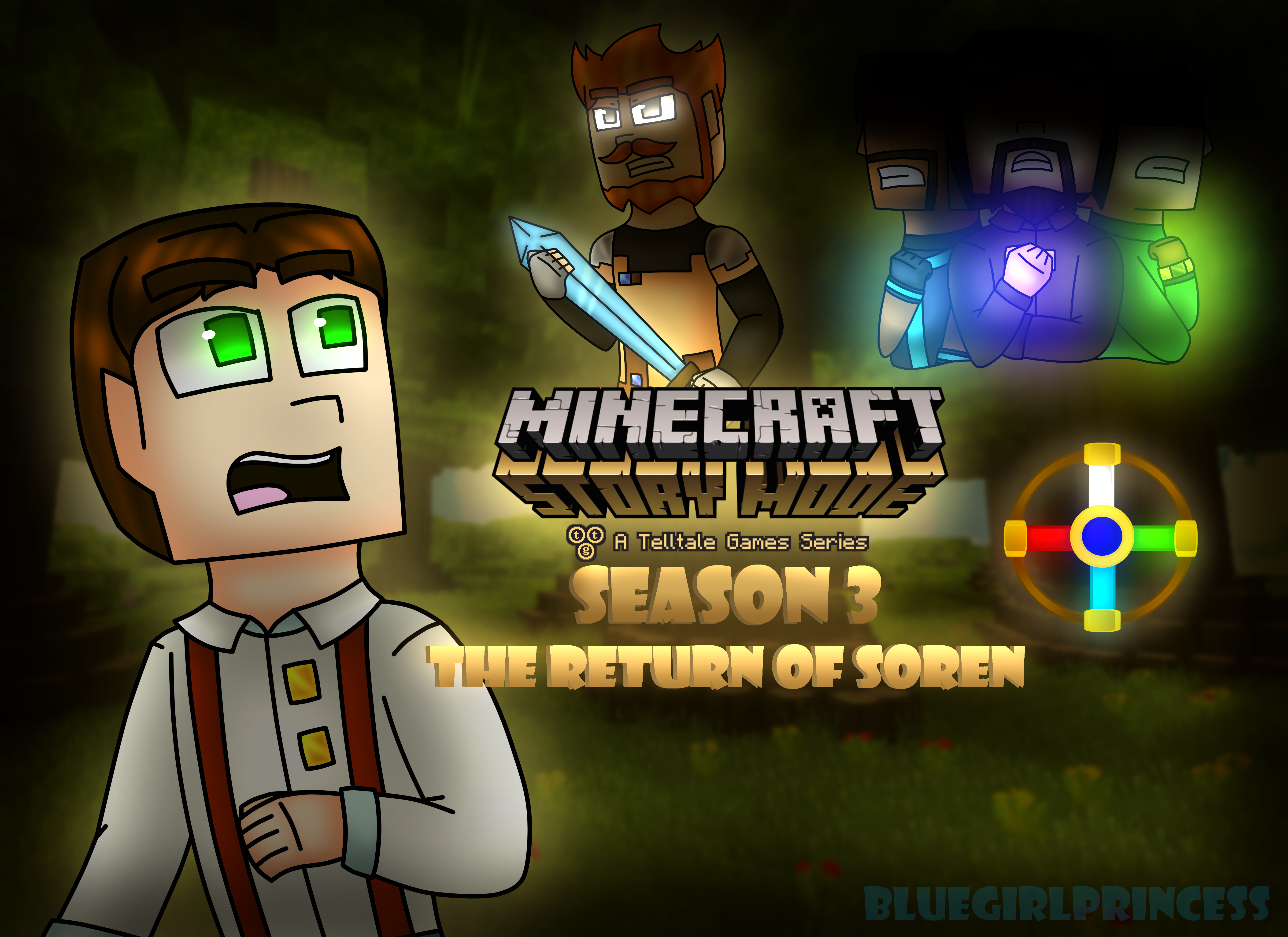 Minecraft Story Mode Season 3 Poster (FANMADE) by Antman38 on DeviantArt