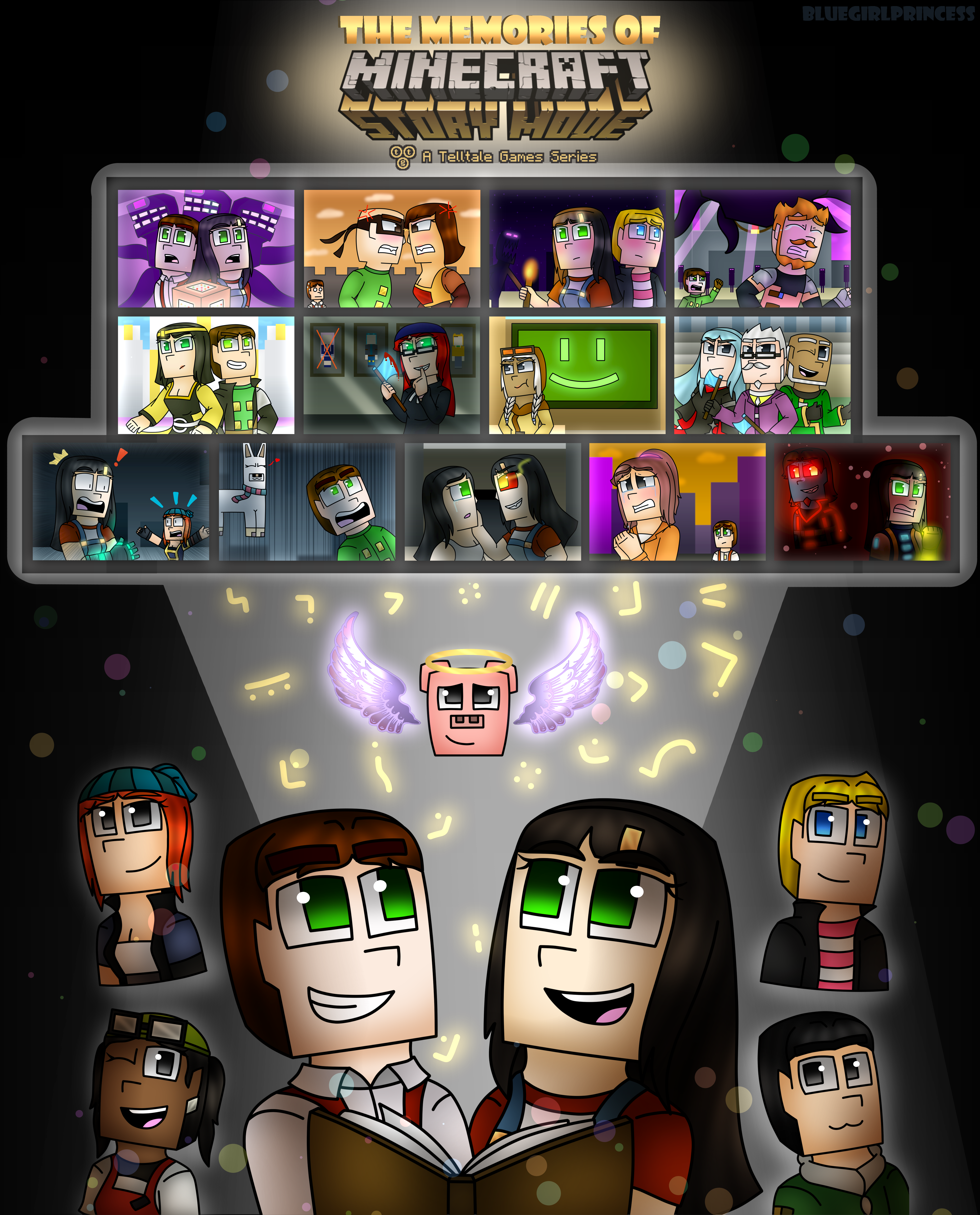 The Memories of Minecraft Story Mode~ by BlueGirlPrincess on DeviantArt