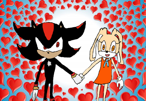 Shadow the Hedgehog and Cream the Rabbit