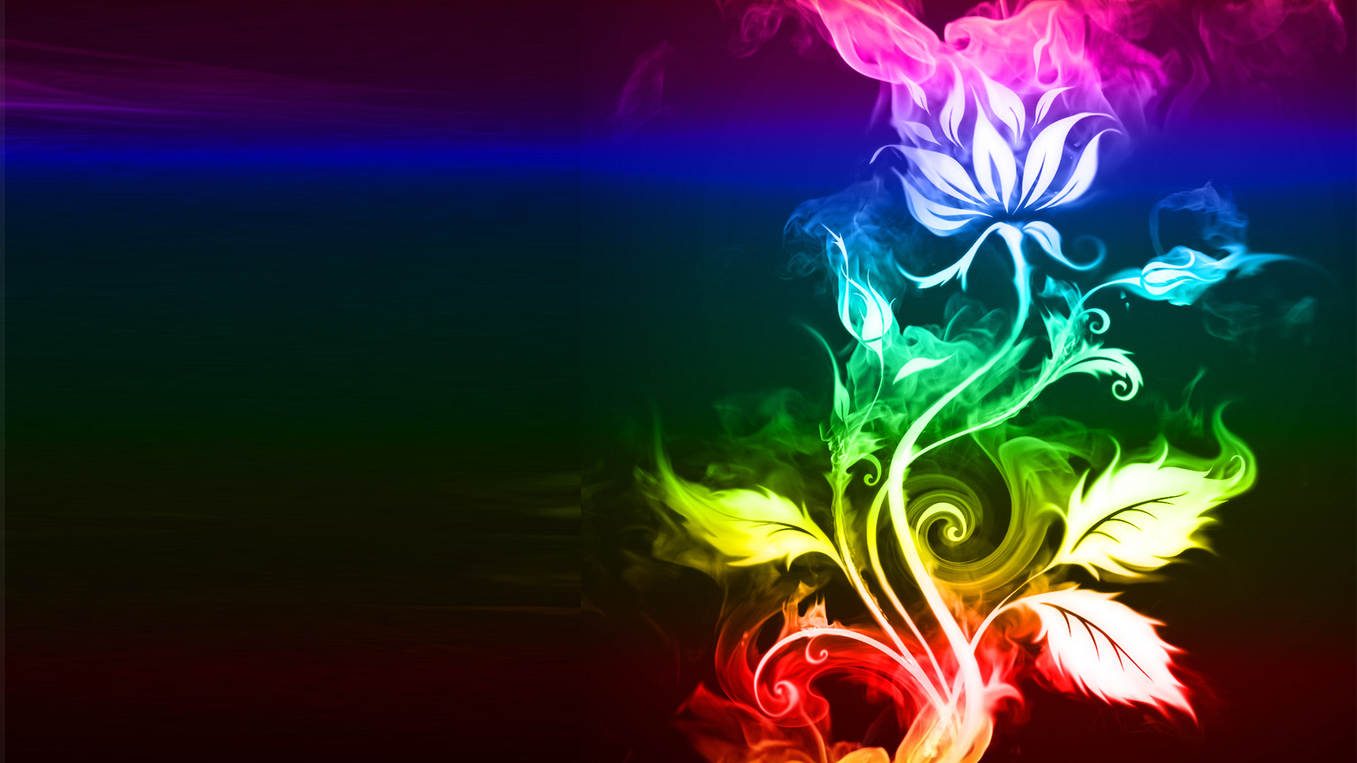 Rainbow Blaze Flower