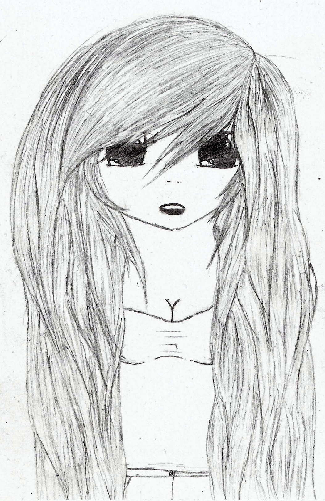 Anime Girl Long Hair By Wintersglade On Deviantart