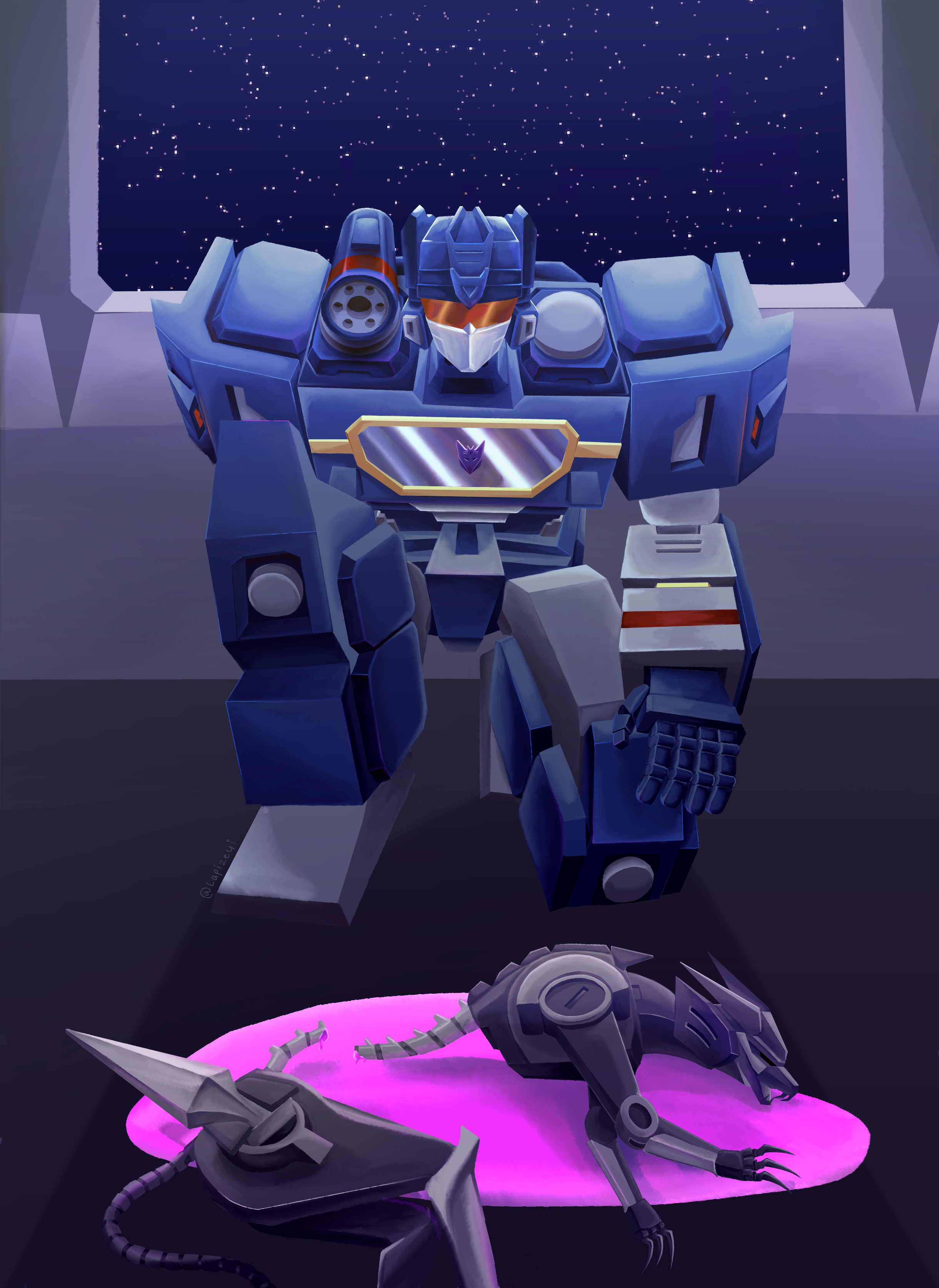 Soundwave With Ravage Soundwave and Ravage (IDW) by iwannabewhat on DeviantArt