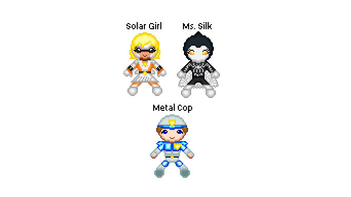 Solar Girl plushie set 1