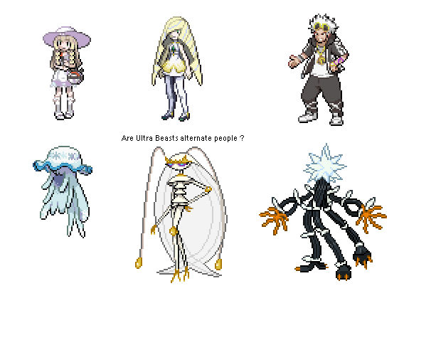 Pokemon Theory Ultra Beasts Equals People By Strandedgeek On Deviantart
