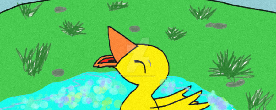 Duck Riding Deviantart a duck by Trziethetiger on DeviantArt
