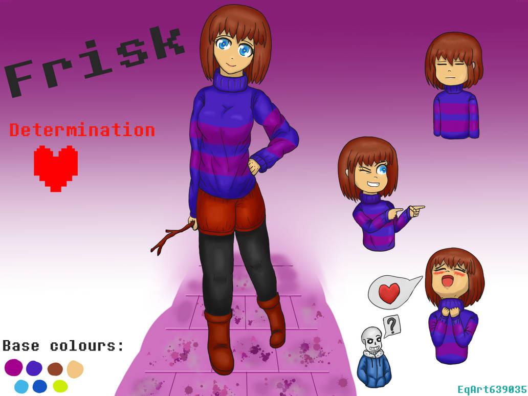 Frisk Example Template Concept of Frisk - Undertale 18.12.2022 (20) by EquineArt639035 on ...