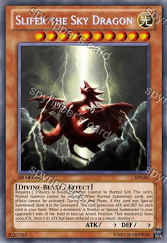 Slifer the sky dragon - yugioh orica (proxy)