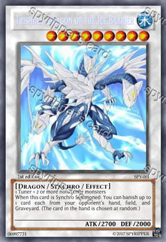 Trishula, Dragon of the Ice Barrier -yugioh orica