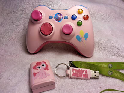 Pinkie Pie Xbox 360 Controller Commission