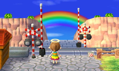 Animal Crossing NL Day 64: RAINBOW!