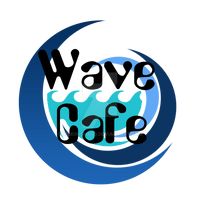 Logo for wave cafe