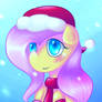 Christmas Fluttershy Anthro