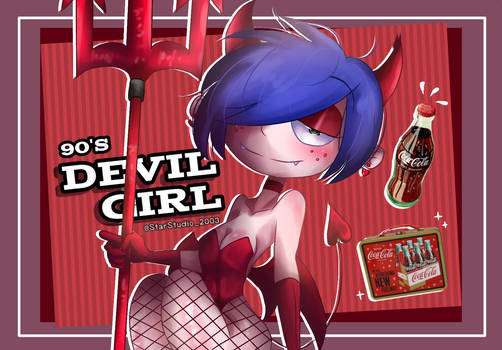 Marie Devil Coca cola theme