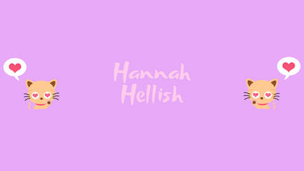 Hannah Hellish | YouTube Channel Art