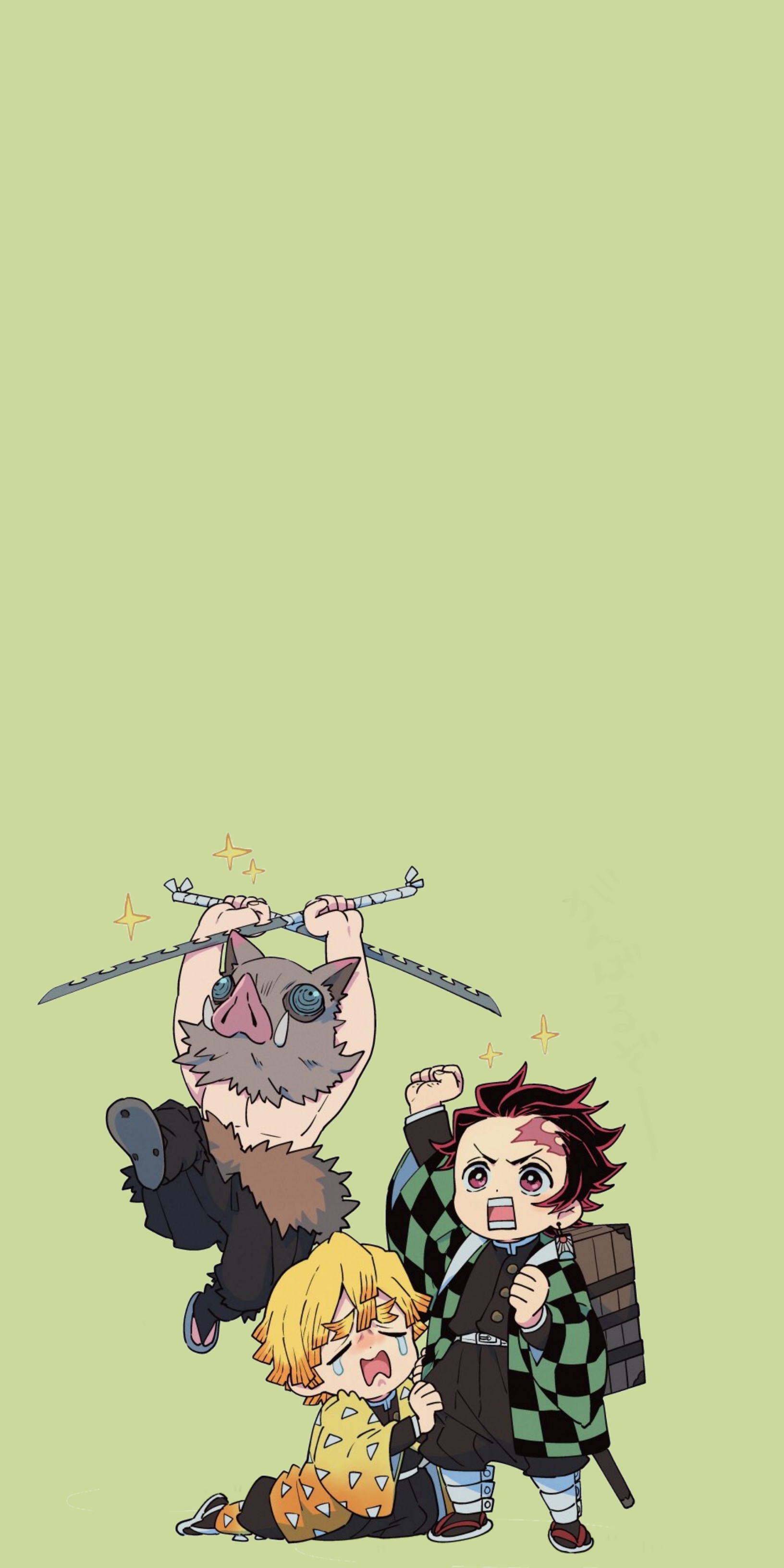 Tanjiro, Zenitsu e Inosuke by Cabetodlp on DeviantArt