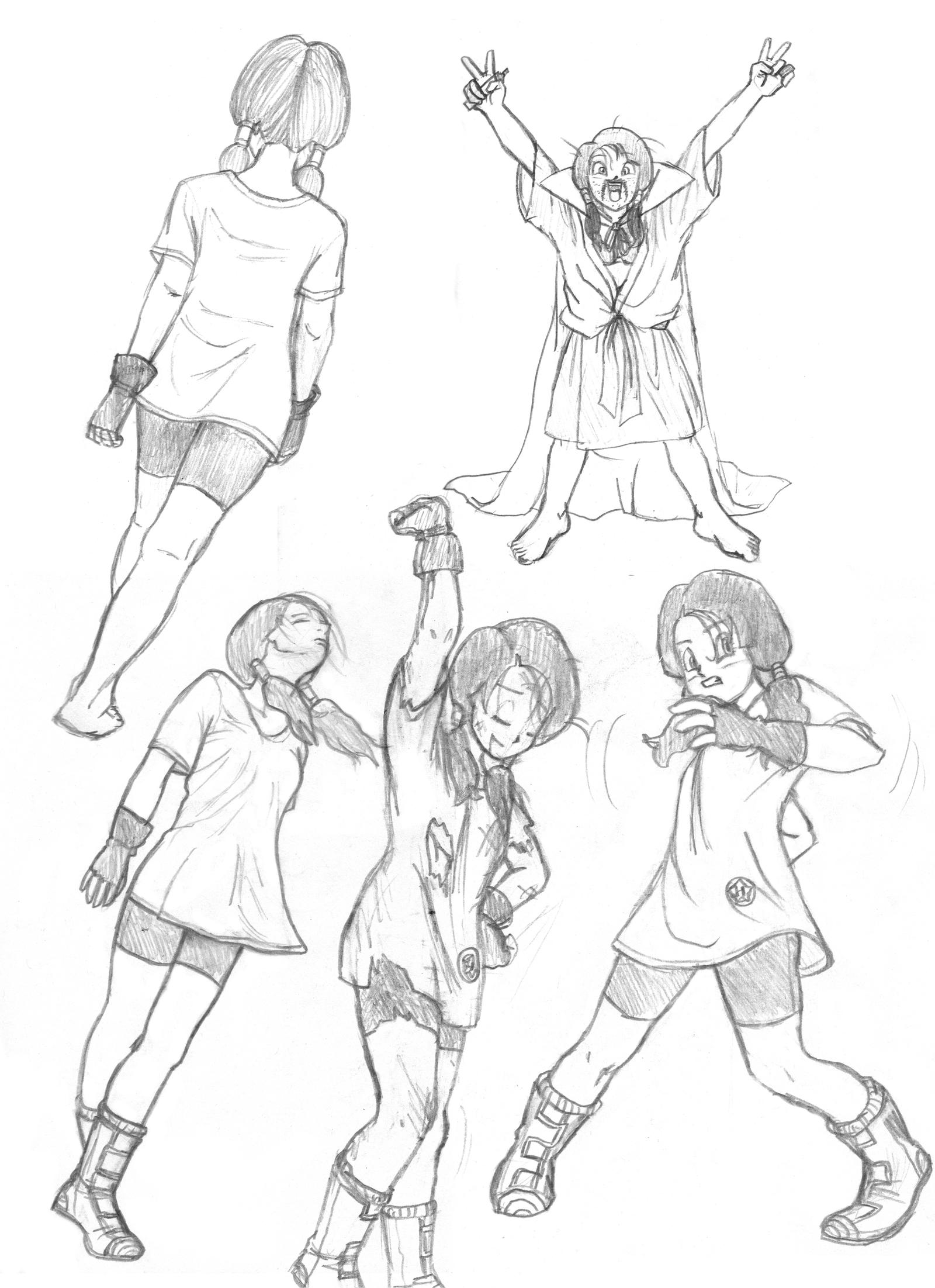 Various Videl Sketches - Other