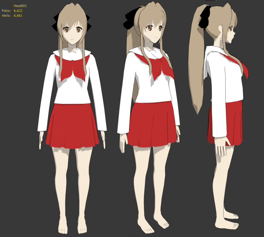 3d Anime Character Model By Tachim On Deviantart 3d Anime Character Model By Tachim On Deviantart