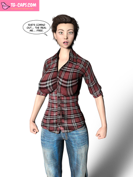 TG Comic - Werewoman 5 by TG-Caps