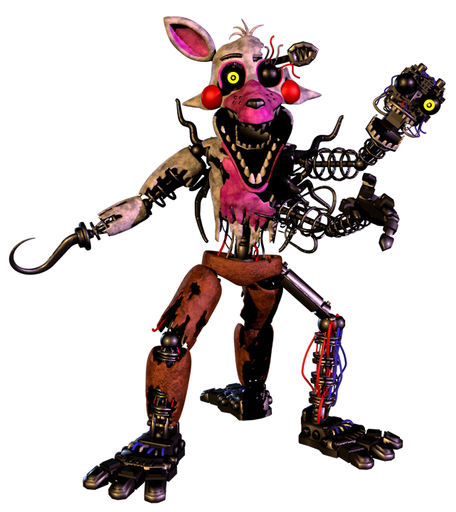 Withered foxy swap by NightmareFred2058 on DeviantArt